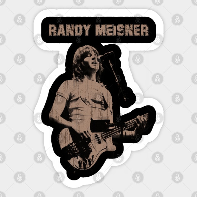 Randy Meisner // Vintage Style Sticker by Mode Sale Is On